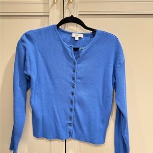 Marks & Spencer Blue Button-Up Cardigan